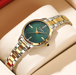 CURREN Feminino Elegant Blanche Green